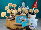 Mushroom Plant Stakes Gift Set