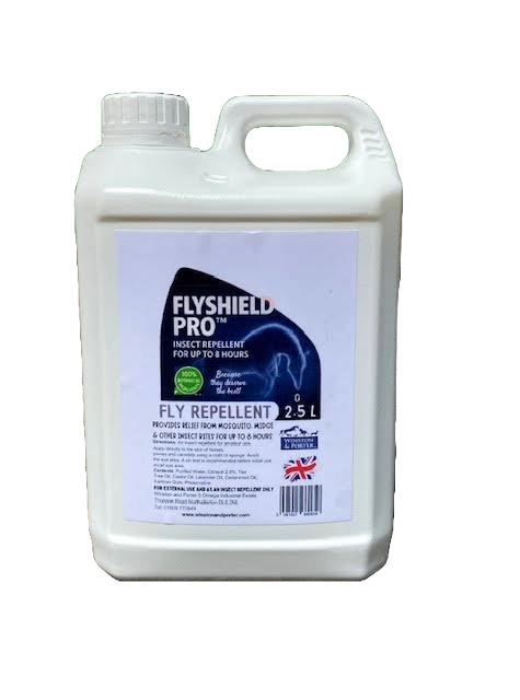 Fly-Shield PRO Spray 750ml & 2.5 Litres - product image - Wellbeing Pets