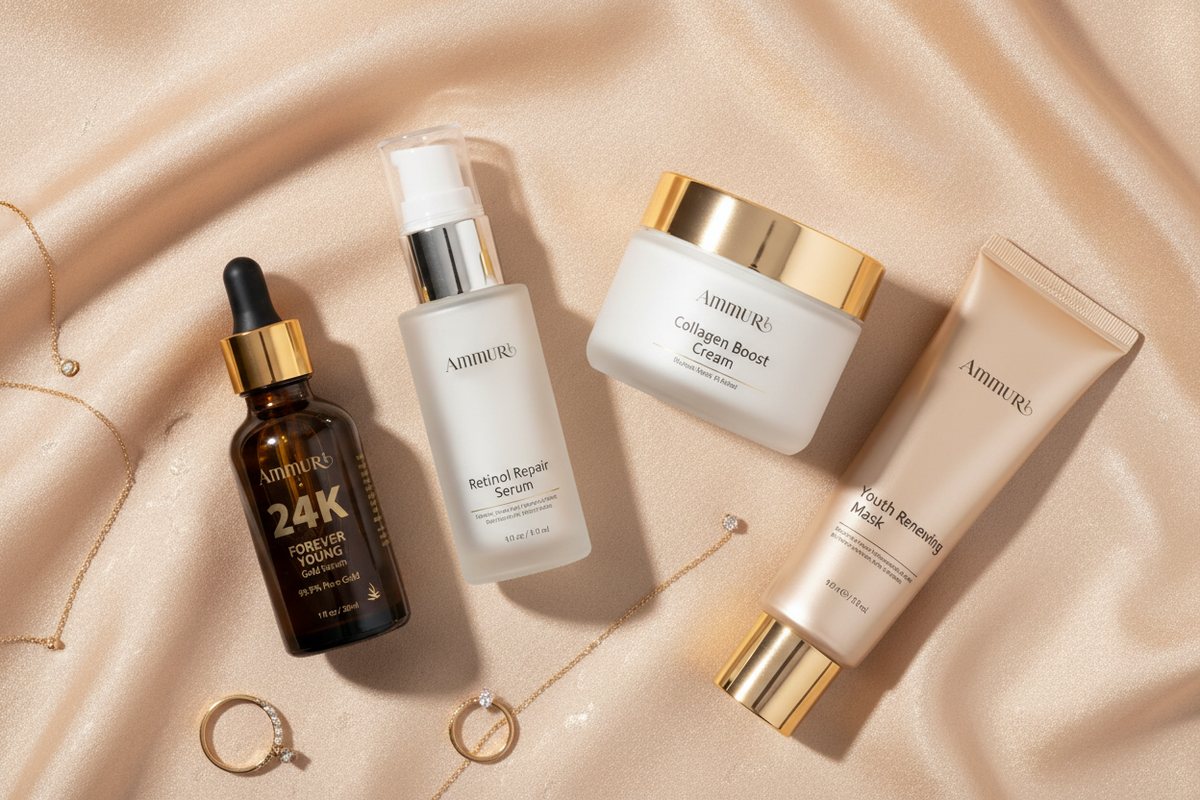 Anti-Ageing Skincare Set for Fine-Line Care – 40+ | Ammuri
