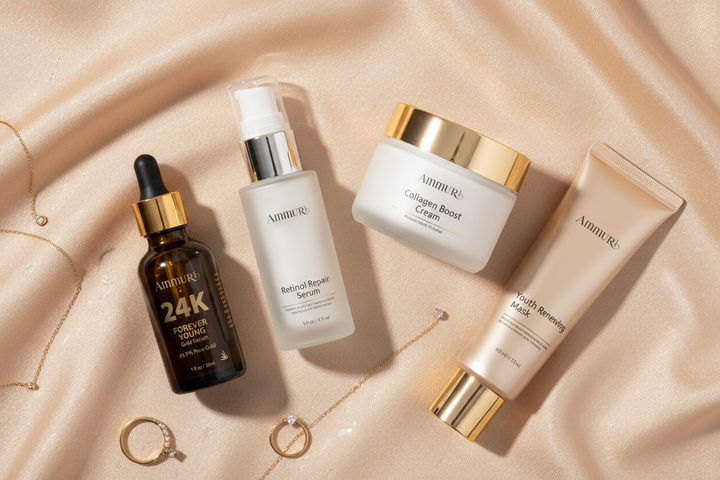 Anti-Ageing Skincare Set for Fine-Line Care – 40+ | Ammuri