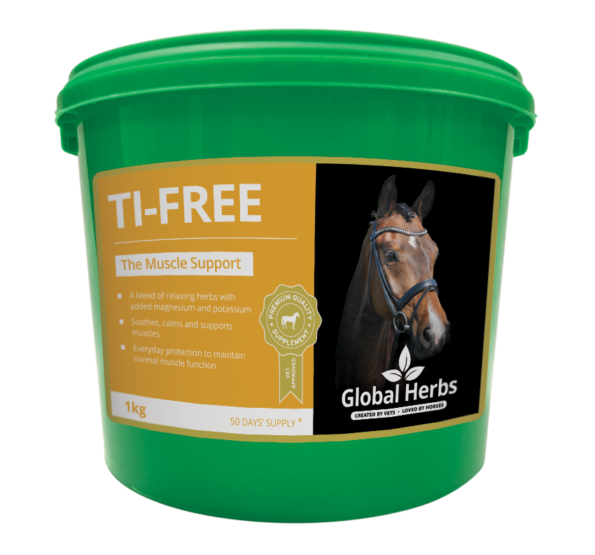 Global Herbs Ti-Free 1kg for Horses - Wellbeing Pets
