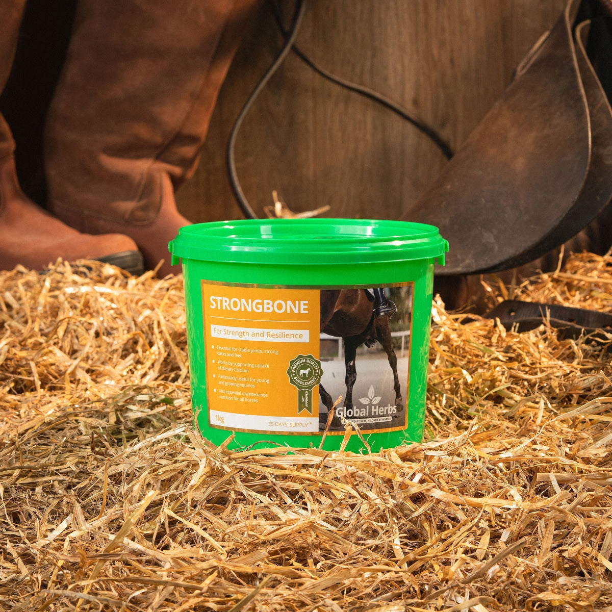 Global Herbs StrongBone for Horses | 1kg - image 2 - Wellbeing Pets