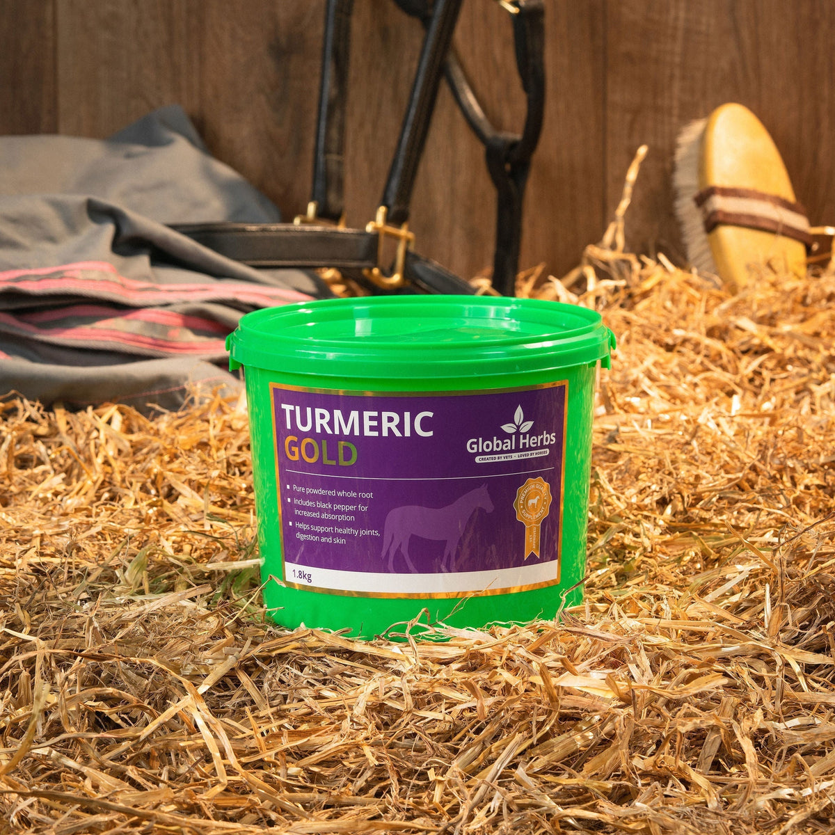 Global Herbs Turmeric for Horses - image 3 - Wellbeing Pets