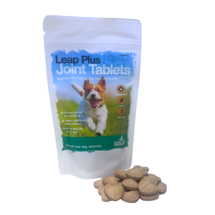 Global Herbs Leap Plus Joint Tablets for Dogs | 60 Tablets