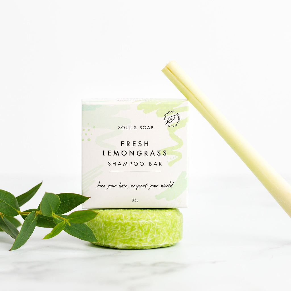 Lemongrass Solid Shampoo Bar For All Hair Types