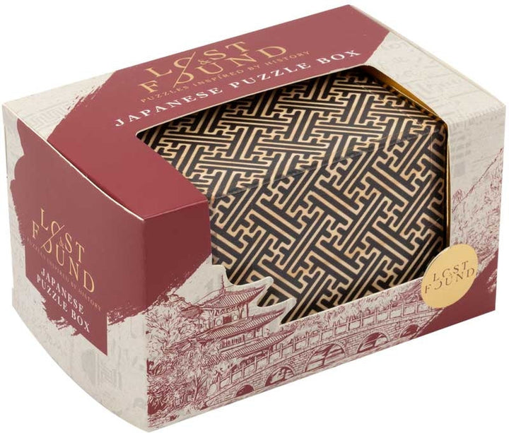 Lost & Found: Japanese Puzzle Box – Traditional Secret Opening Brain Teaser (Ages 10+)