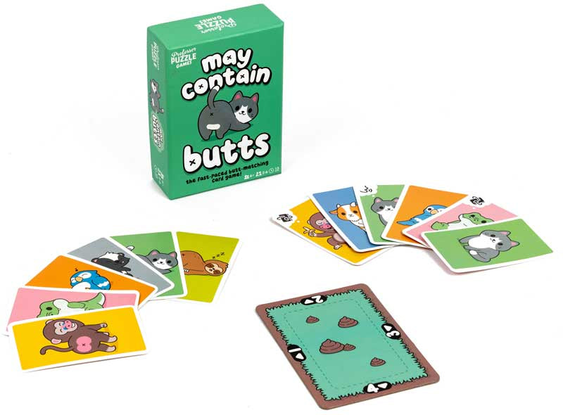 May Contain Butts | Hilarious Animal Matching Card Game for Kids & Families