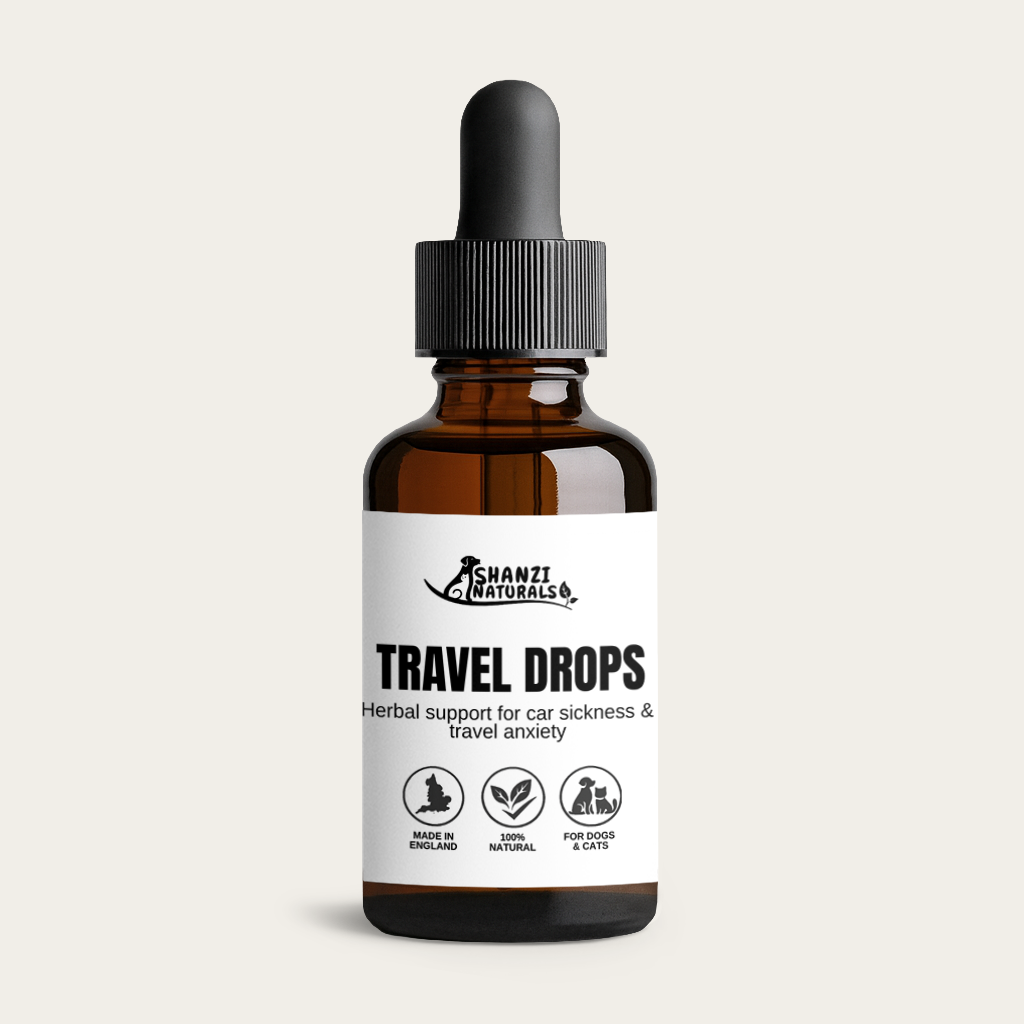 Travel Drops for Dogs & Cats by Shanzi Naturals