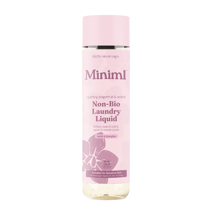 Miniml Non-Bio Laundry Liquid Pink Dragonfruit + Orchid 1L for Sensitive Skin