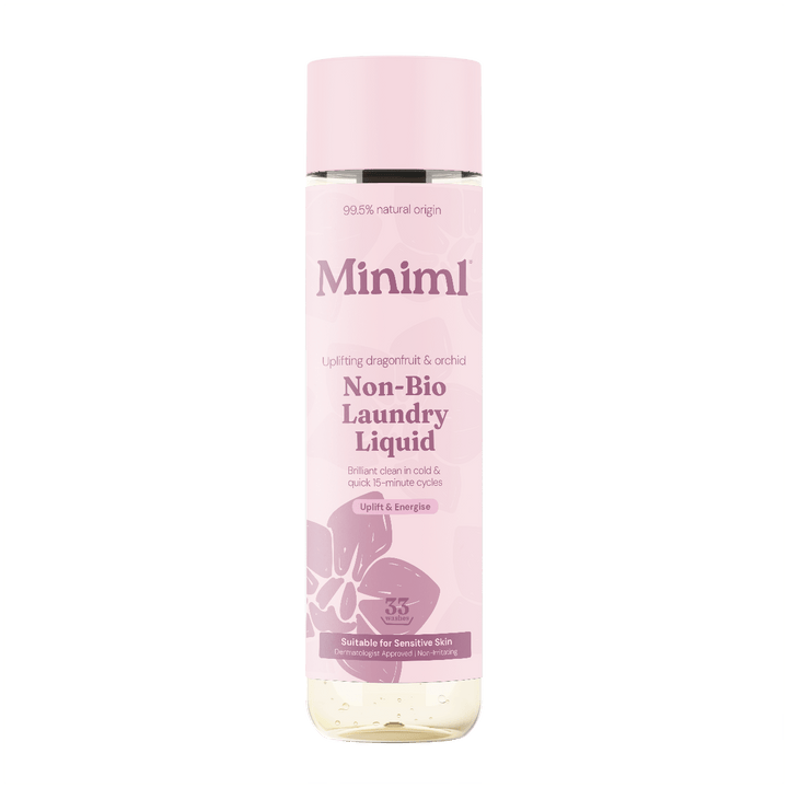 Miniml Non-Bio Laundry Liquid Pink Dragonfruit + Orchid 1L for Sensitive Skin