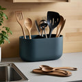 Modern Kitchen Utensil Holder - Dual Compartment & Timeless Design