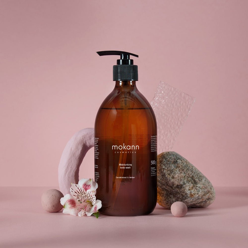 Moisturizing body wash gel Sandalwood & Amber 500g