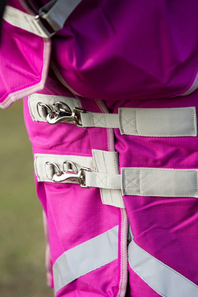 200G FIXED Neck Turnout Rug - Mulberry - image 5 - Wellbeing Pets