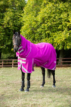 200G FIXED Neck Turnout Rug - Mulberry - image 3 - Wellbeing Pets
