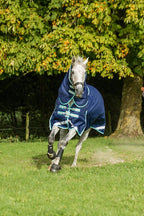 100g Detachable Neck Turnout Rug - Navy - image 5 - Wellbeing Pets