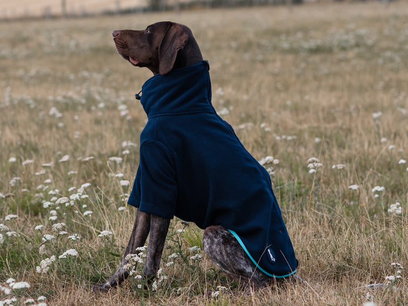 Fleece Dog Jumper - Navy - image 5 - Wellbeing Pets