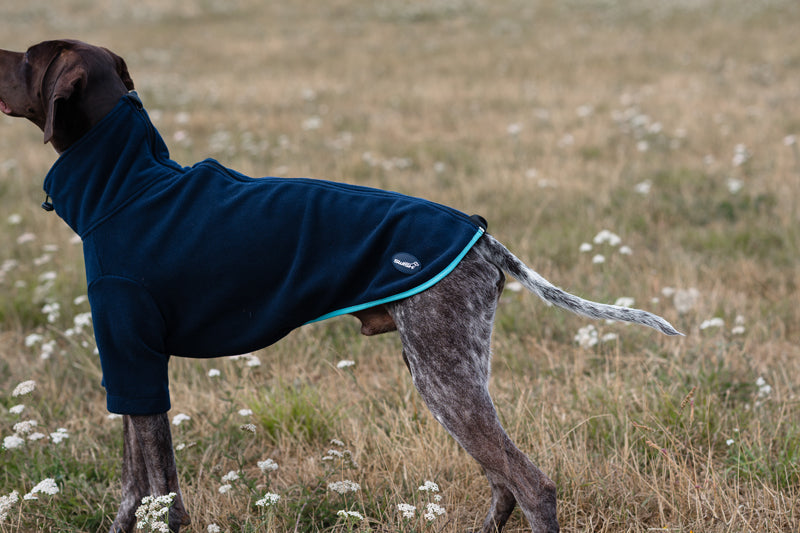 Fleece Dog Jumper - Navy - image 3 - Wellbeing Pets