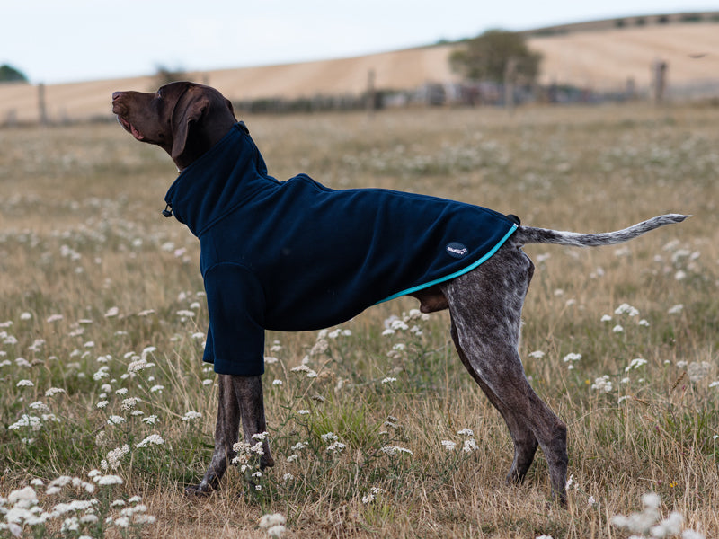 Fleece Dog Jumper - Navy - Wellbeing Pets