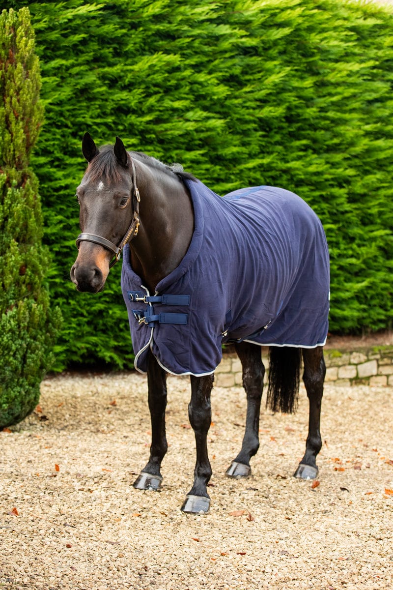 Fleece Horse Rug - Navy - image 2 - Wellbeing Pets