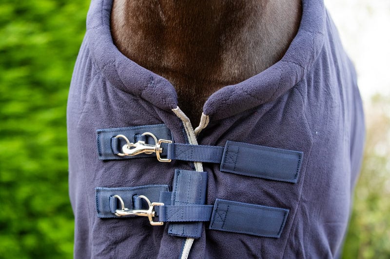 Fleece Horse Rug - Navy - image 3 - Wellbeing Pets