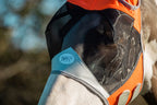 Horse Fly Mask - Orange - image 2 - Wellbeing Pets