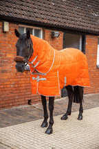200g Stable Rug With Detachable Neck - Orange - image 2 - Wellbeing Pets