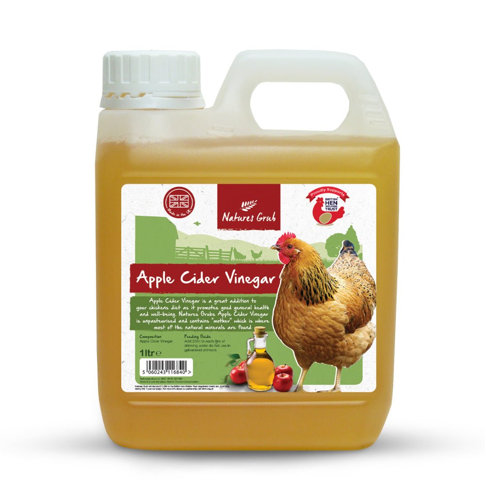 Natures Grub Organic Cider Vinegar | 1L - Wellbeing Pets