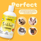P.E.T. Scratchiez Soothing Oatmeal & Aloe Conditioner for Dogs & Cats — Mango Coconut, 16 oz product image