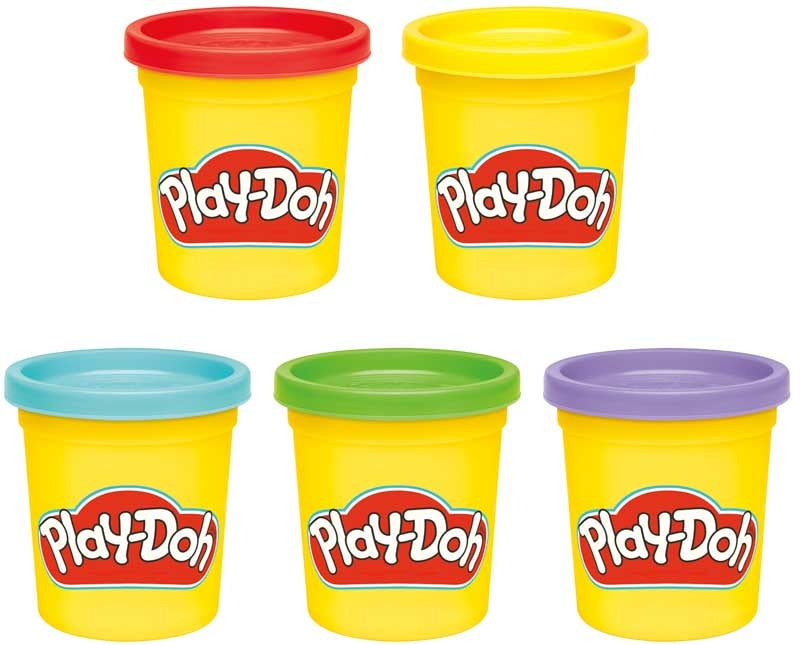 Play-Doh Back to School Pack – 4 + 1 Bonus Cans (Ages 2+)