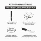 Plump It! - No Needles Lip Filler Kit Transparent 2 x 3 ml Instant Fix