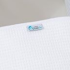 Pod White Waffle Moses Basket Bedding Set (Basket Not Included!)