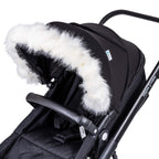 Pram Fur Hood Trim Attachment for Pushchair