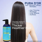 Pura D'or Shampoo for Fuller-Looking Hair 473ml | Ammuri