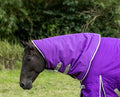 50g Purple Turnout Rug Neck Cover - Wellbeing Pets