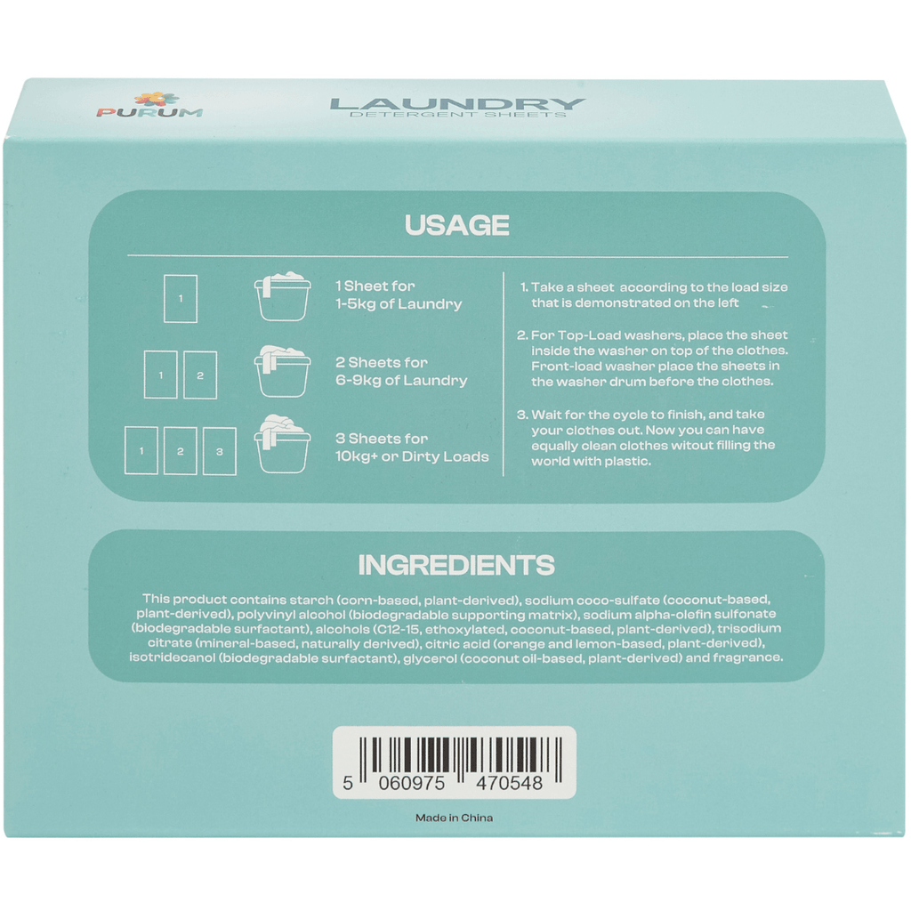 Purum Laundry Sheets - 64 Pack