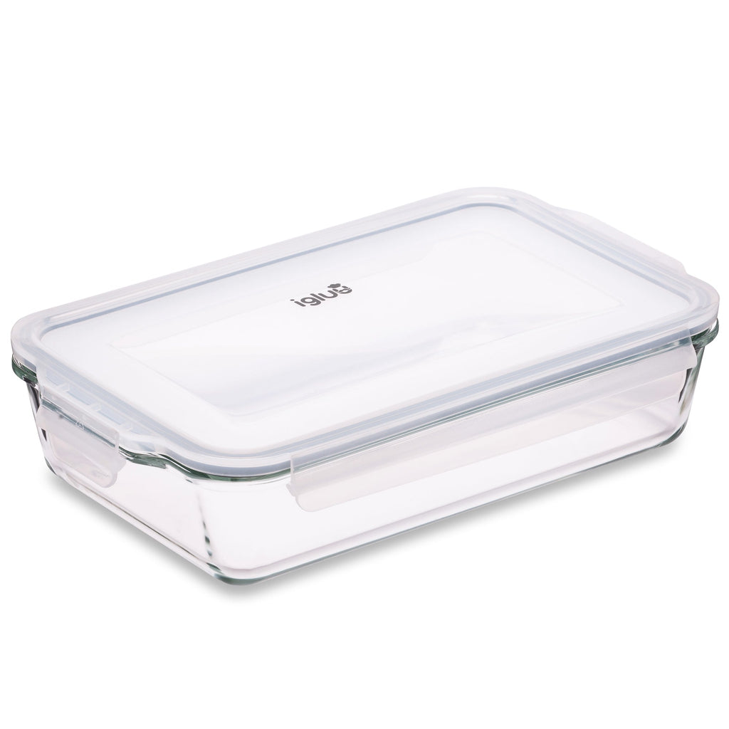 Borosilicate Glass Lasagne Dish with Lid - 2.2L