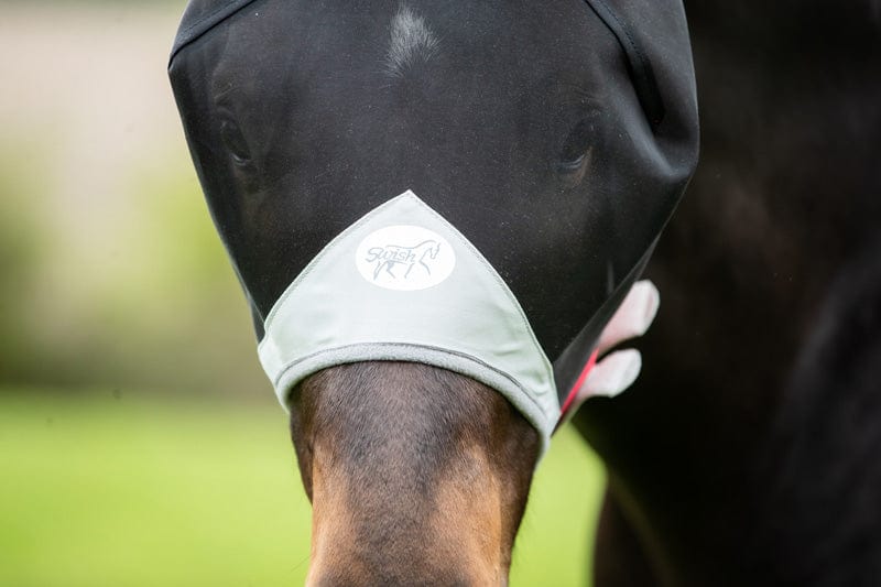 Horse Fly Mask - Red - image 2 - Wellbeing Pets