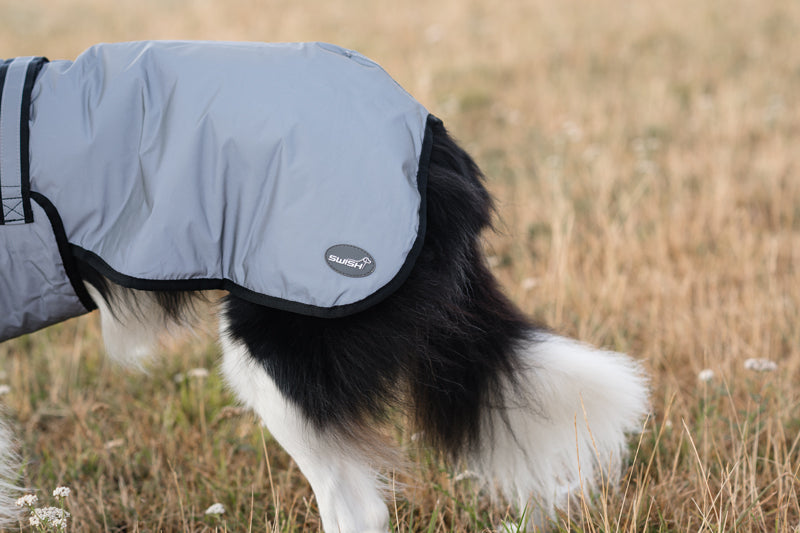 Luxe Waterproof Dog Coat 0g - Reflective Silver - image 5 - Wellbeing Pets