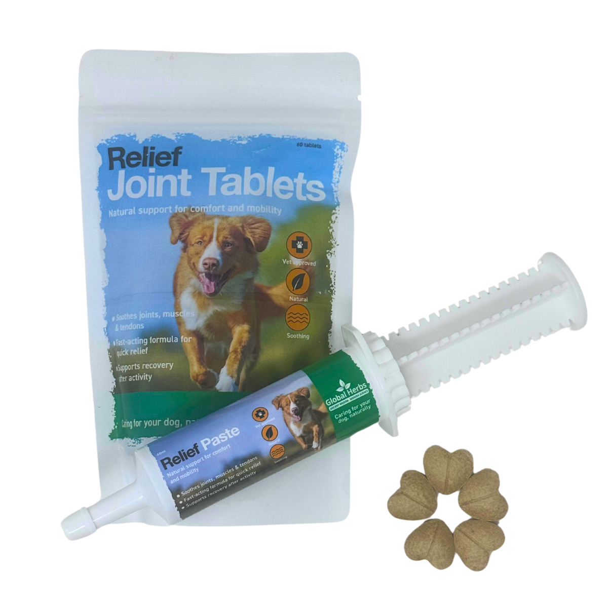 Global Herbs Relief Paste for Dogs | 60ml - image 2 - Wellbeing Pets