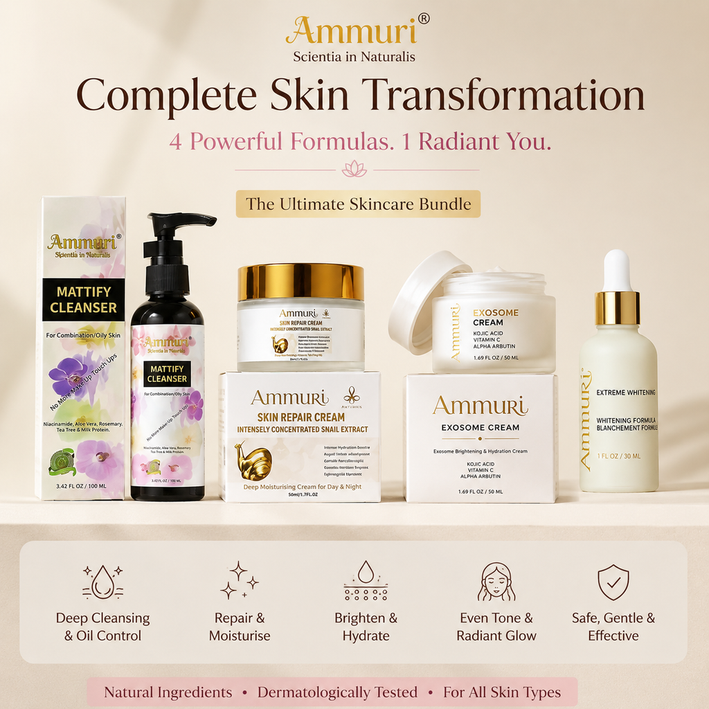 Dark Spot & Uneven Tone Skincare Routine – 4 Piece | Ammuri