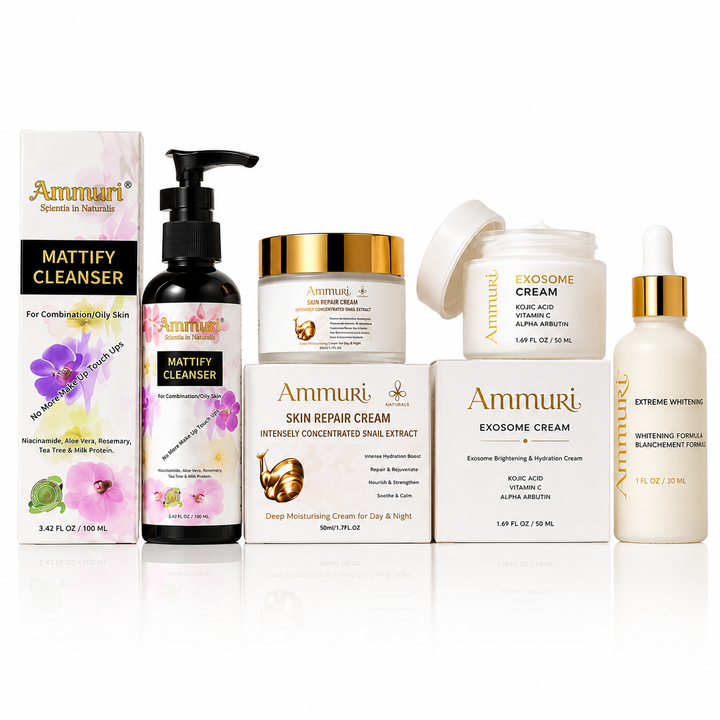 Dark Spot & Uneven Tone Skincare Routine – 4 Piece | Ammuri