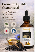 Cold-Pressed Black Seed Oil for Skin & Hair | Ammuri
