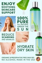 Aloe Vera Gel 300g Bottle – Face, Body & Hair | Ammuri