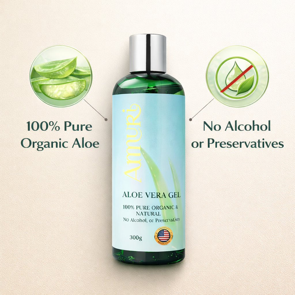 Aloe Vera Gel 300g Bottle – 5 Pack | Ammuri