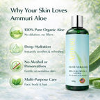 Aloe Vera Gel 300g Bottle – Face, Body & Hair | Ammuri