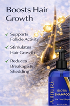 Biotin Shampoo for Hair Thinning & Thicker-Looking Hair (473ml) | Ammuri Beauty