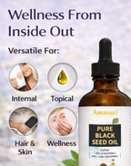 Cold-Pressed Black Seed Oil for Skin & Hair | Ammuri