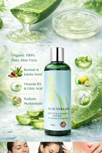 Aloe Vera Gel 300g Bottle – Face, Body & Hair | Ammuri