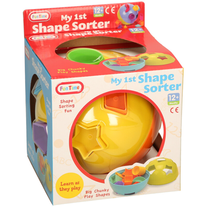 Shape Sorter Ball – Colourful Chunky Learning Toy for Toddlers (12 Months+)