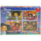 Moon and Me Jigsaw Puzzle Pack – 4 Puzzles